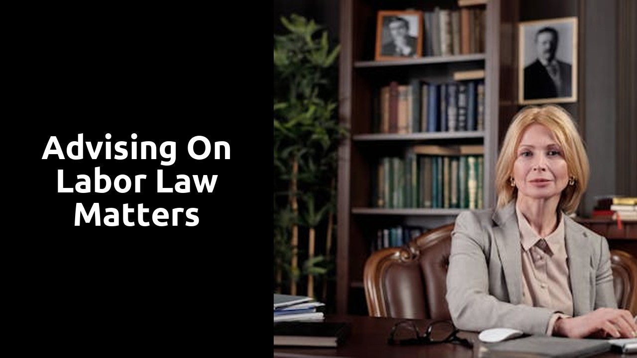 Advising on labor law matters